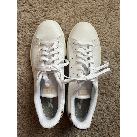 adidas Shoes - Adidas Women's Advantage Lace Up Sneakers, Tennis Shoes Casual - White.  Size 10